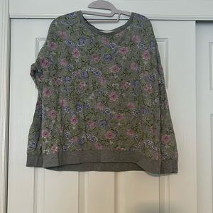 Divided H&M Long Sleeve Floral Shirt